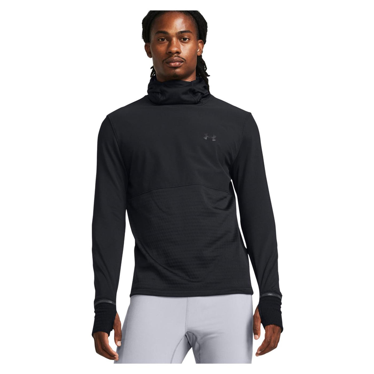 UNDER ARMOUR QUALIFIER COLD HOODY - Blu Royal - vista 3