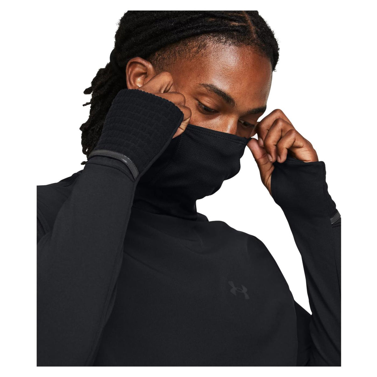 UNDER ARMOUR QUALIFIER COLD HOODY - Blu Royal - vista 5