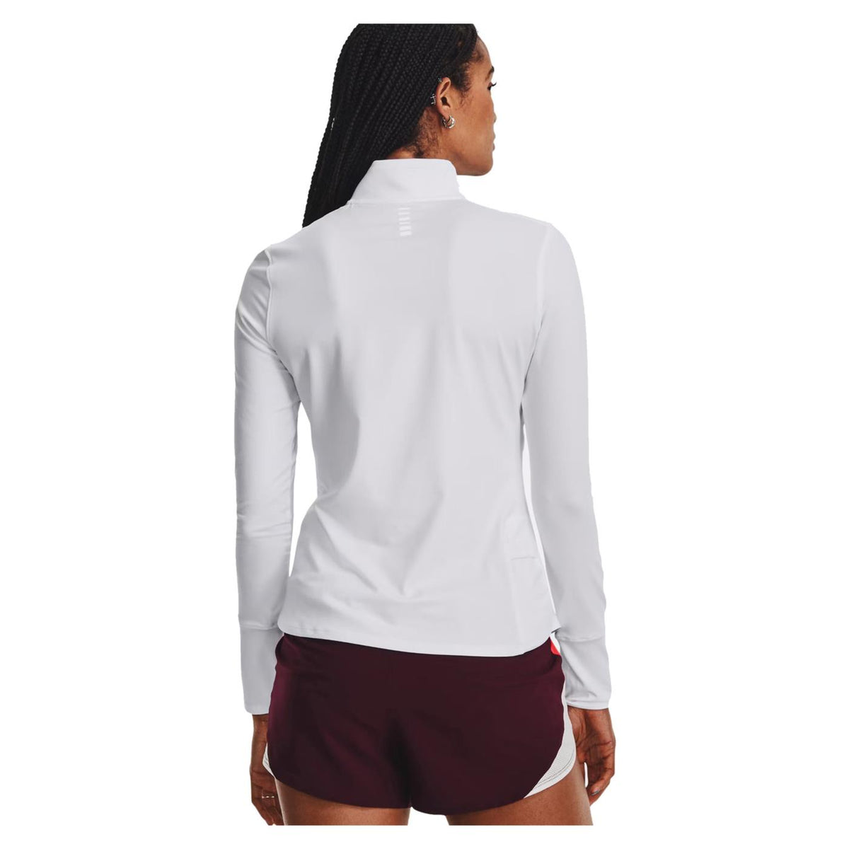 UNDER ARMOUR W LAUNCH PRO HALF ZIP - Bianco - vista 3