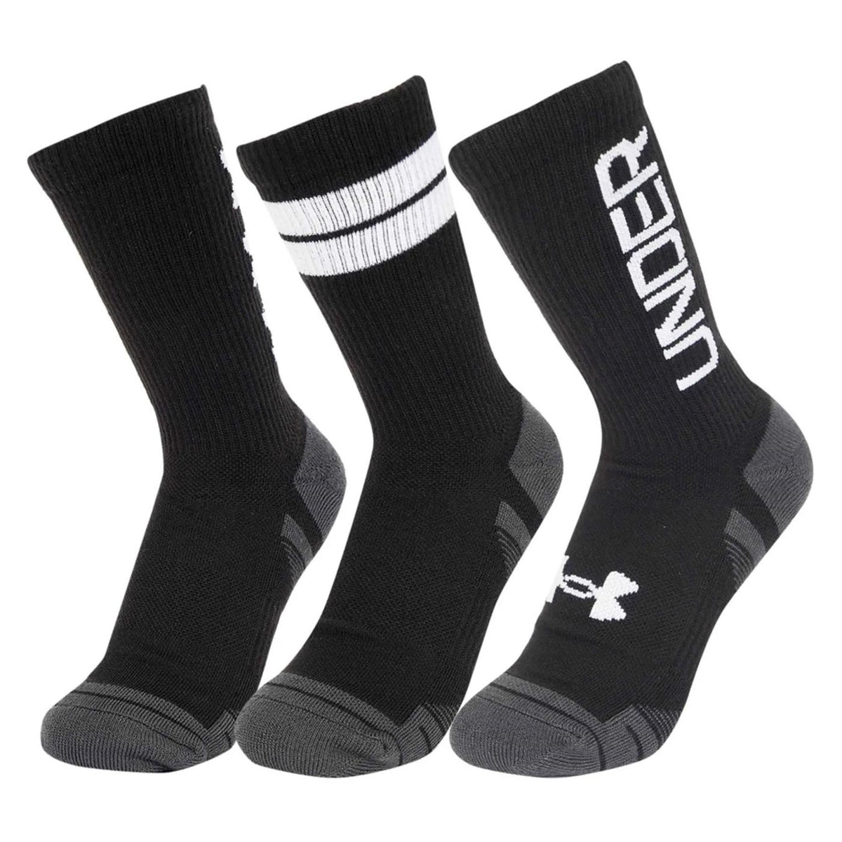 UNDER ARMOR PERF TECH NOV 3PK CREW