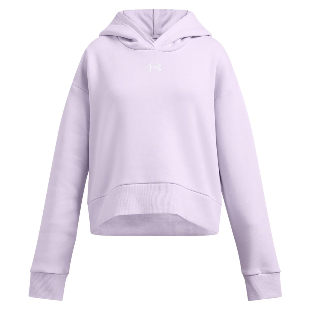 UNDER ARMOR RIVAL FLEECE CROP HOOD JR