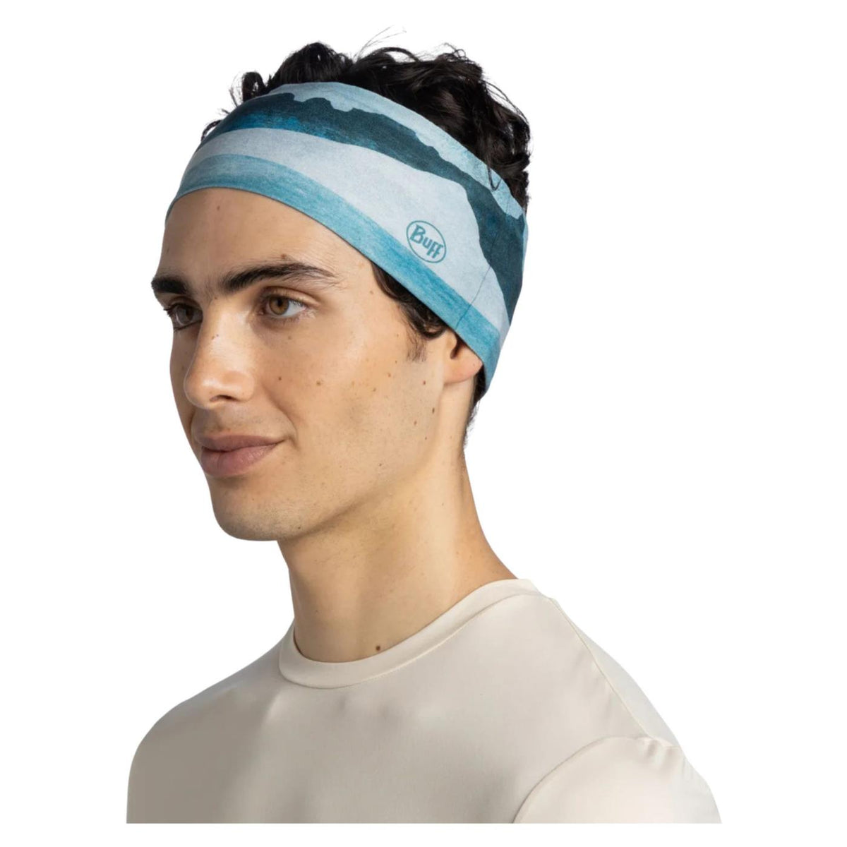 BUFF COOLNET UV WIDE HEADBAND - Azzurro - immagine principale
