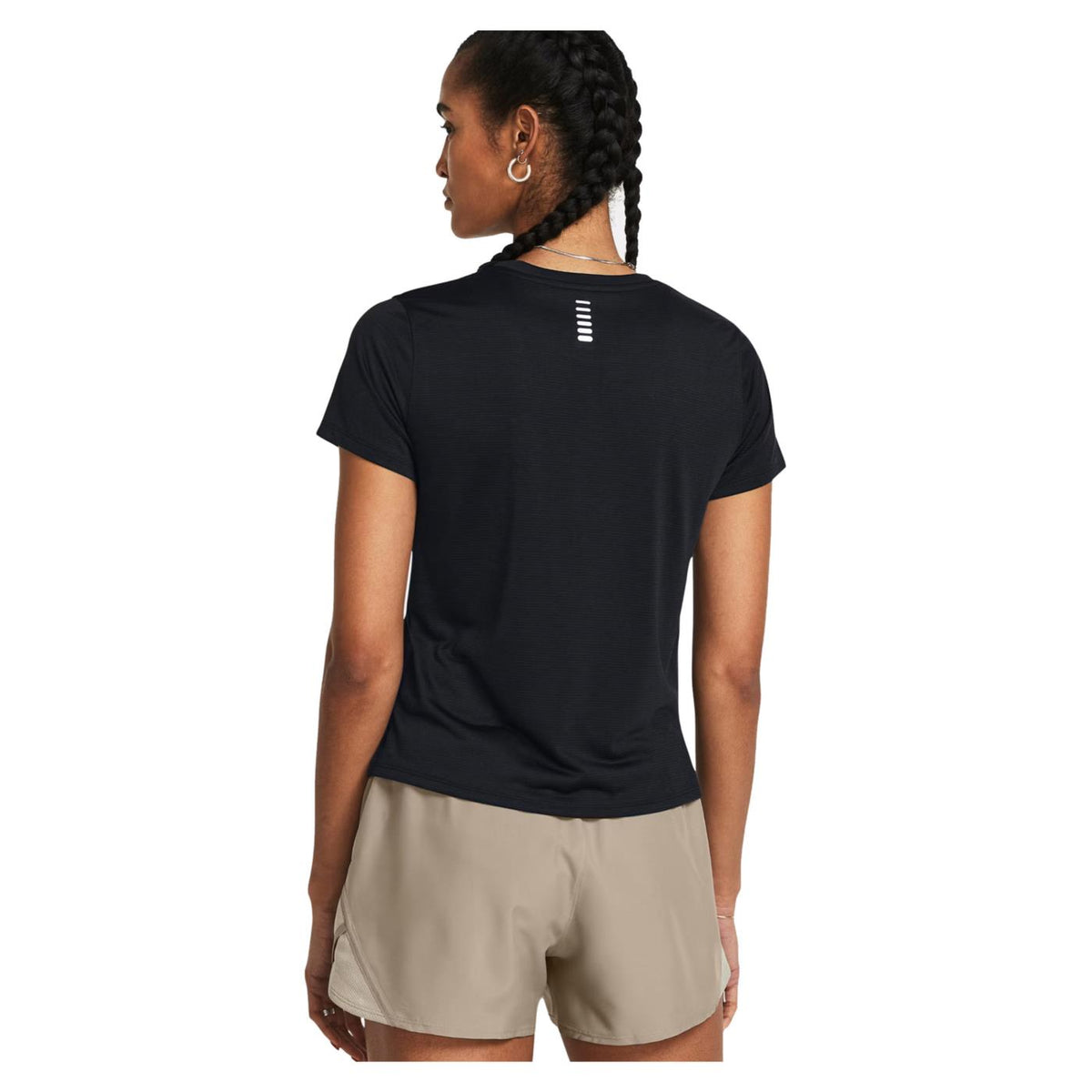 UNDER ARMOUR W LAUNCH SHORT SLEEVE TEE