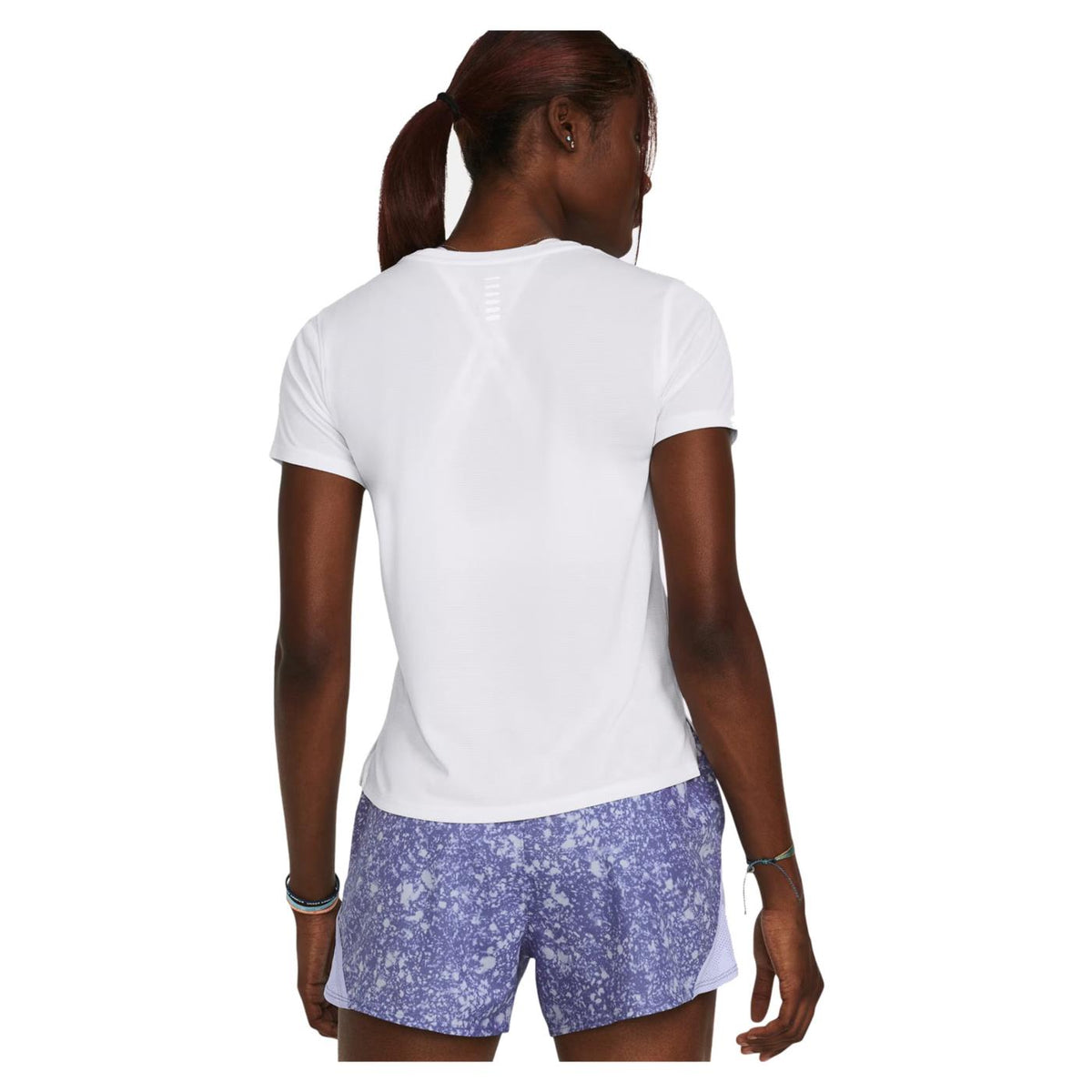 UNDER ARMOUR W LAUNCH SHORT SLEEVE TEE