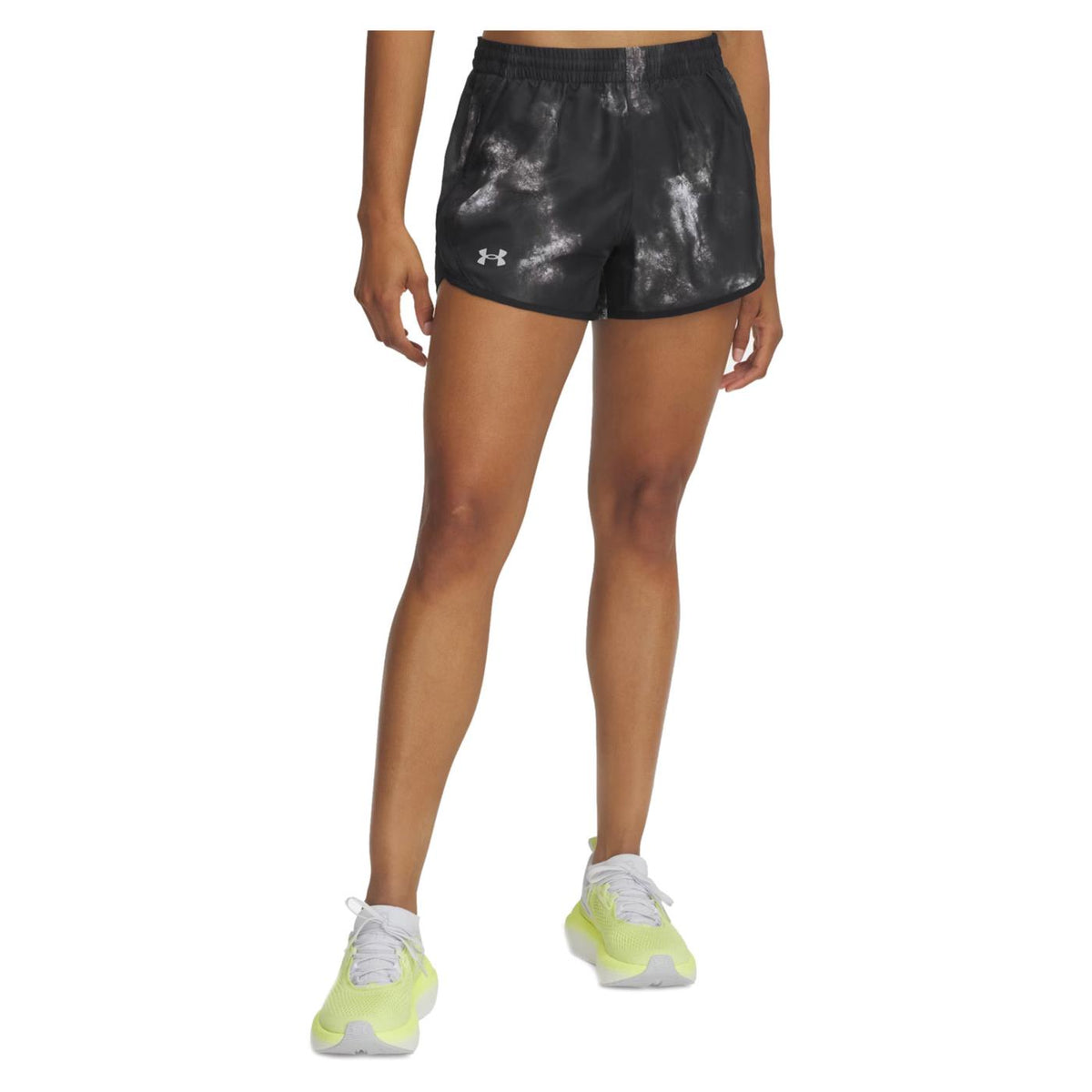 UNDER ARMOR W FLY BY 3 PRINTED SHORTS