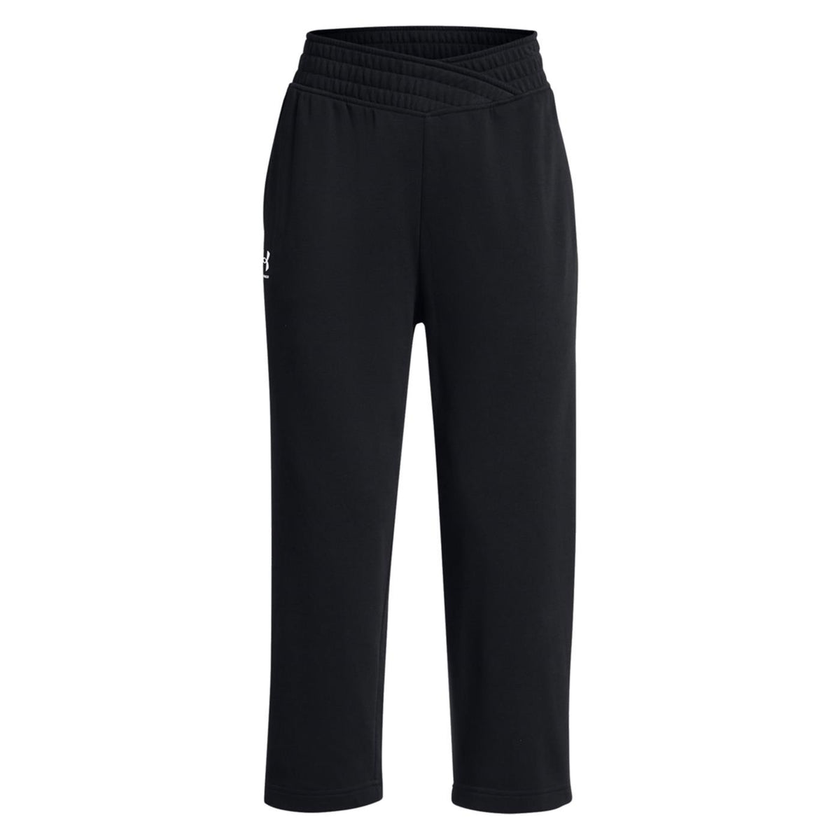 UNDER ARMOUR RIVAL TERRY CROP WIDE LEG