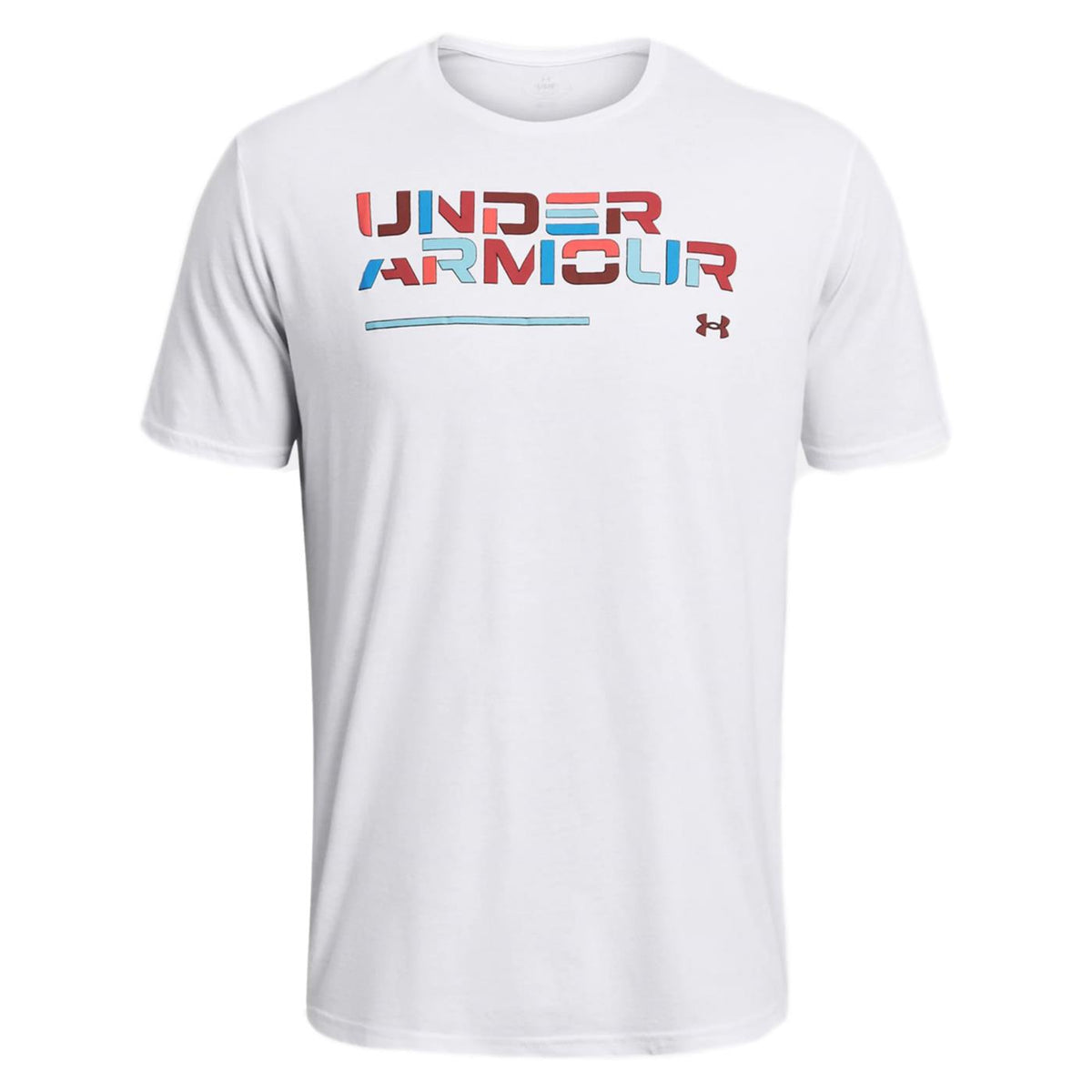 UNDER ARMOR COLORBLOCK WORDMARK TEE