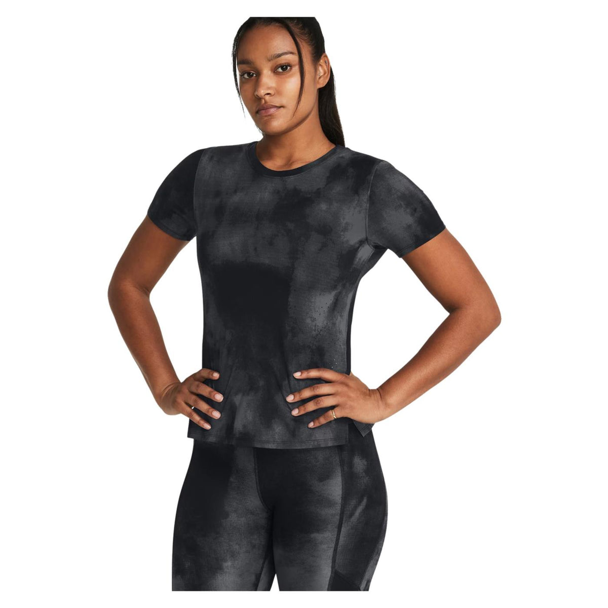 UNDER ARMOUR LASER WASH SS TEE WOMAN