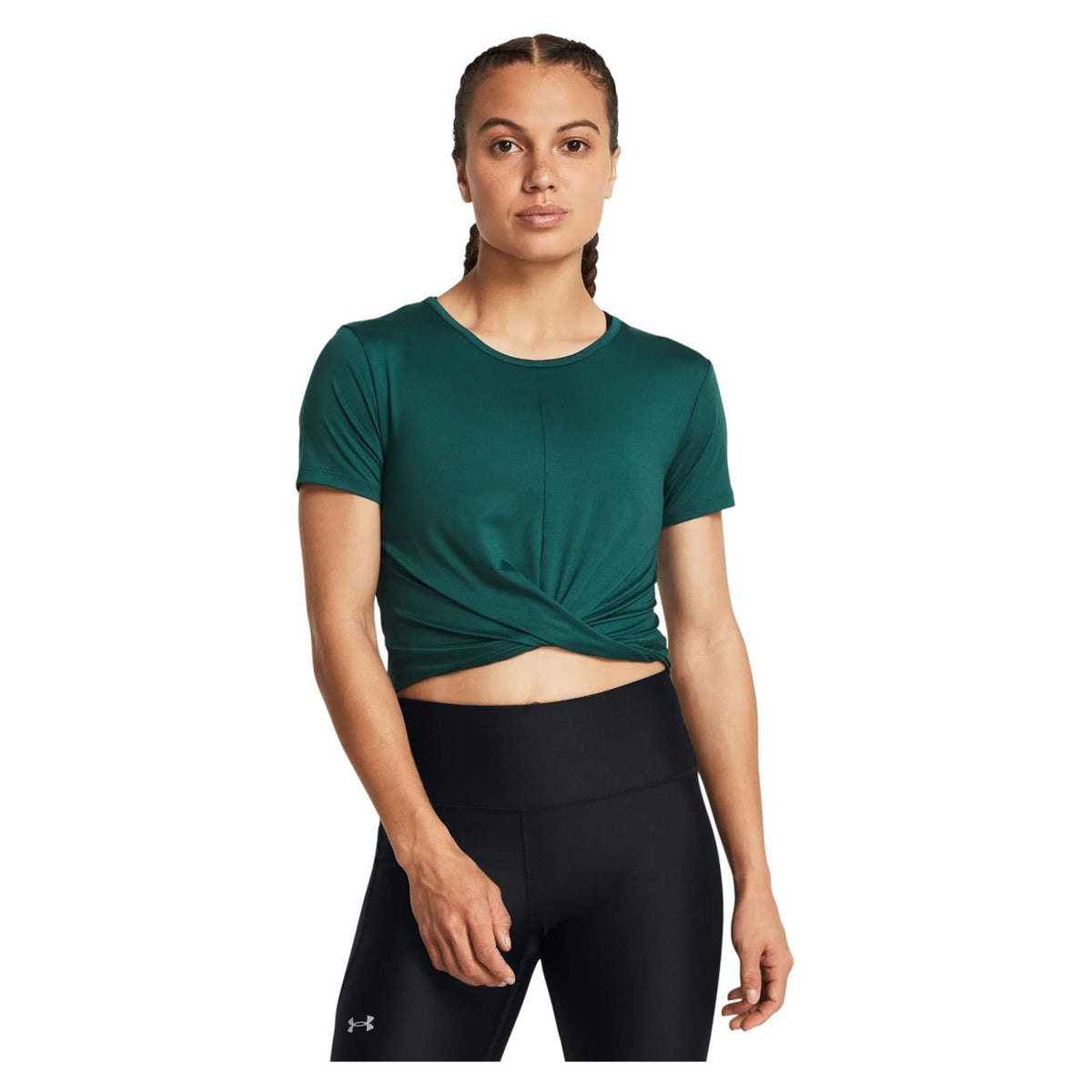 UNDER ARMOUR MOTION CROSSOVER CROP TEE