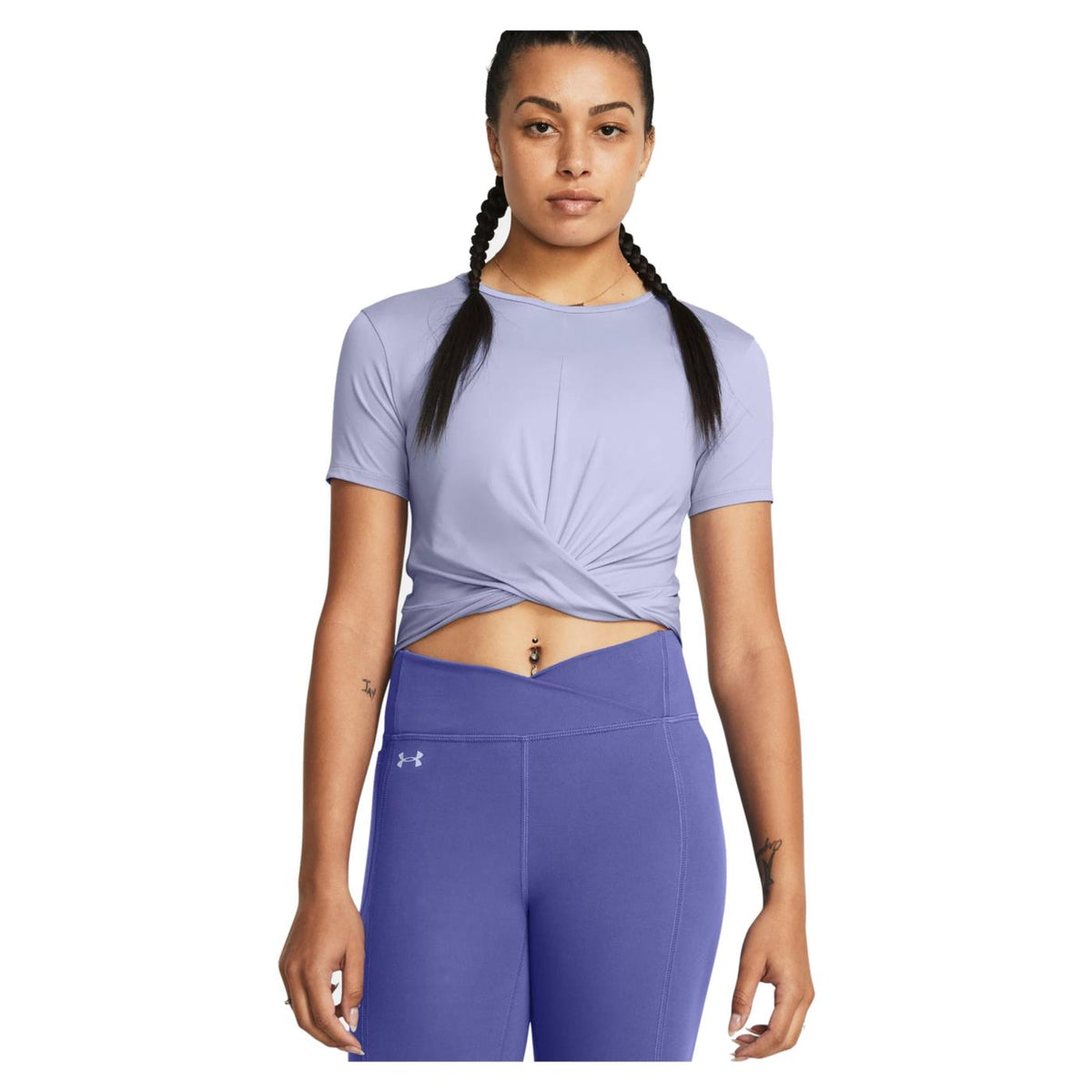 UNDER ARMOUR MOTION CROSSOVER CROP TEE