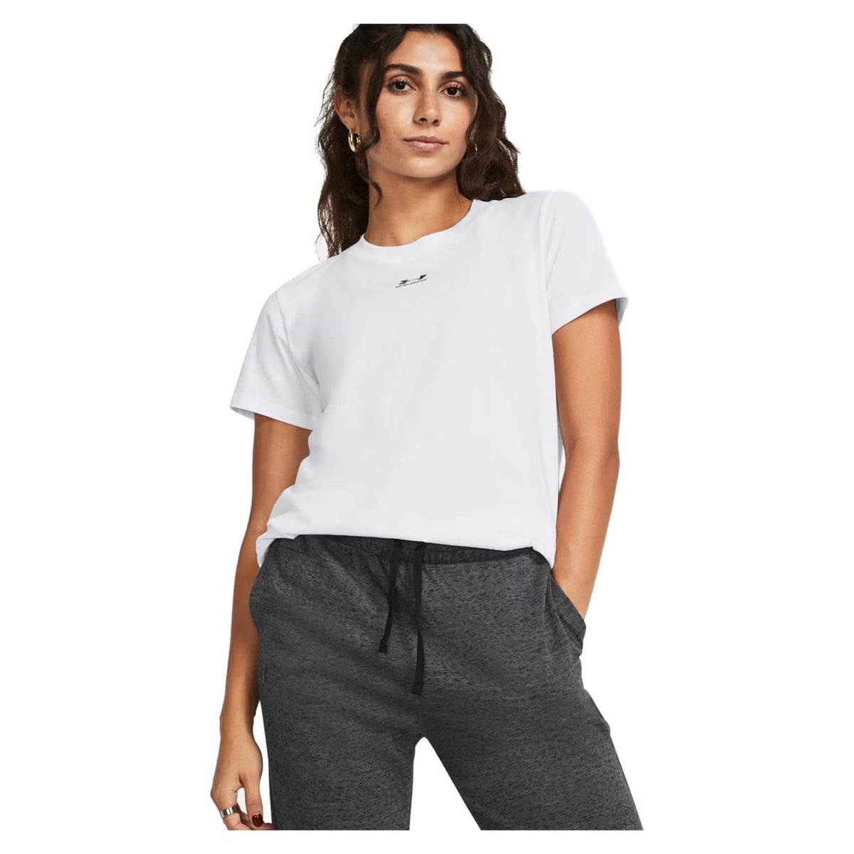 UNDER ARMOUR W RIVAL CORE SS TEE