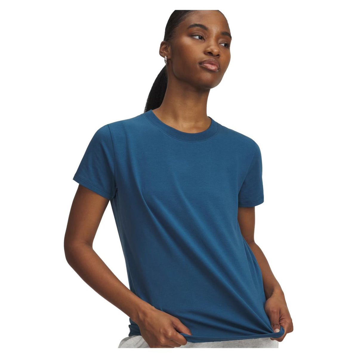 UNDER ARMOUR W RIVAL CORE SS TEE - Blu - immagine principale