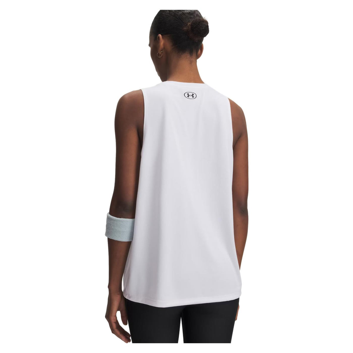 UNDER ARMOUR W TECH TANK SOLID - Bianco - vista 2