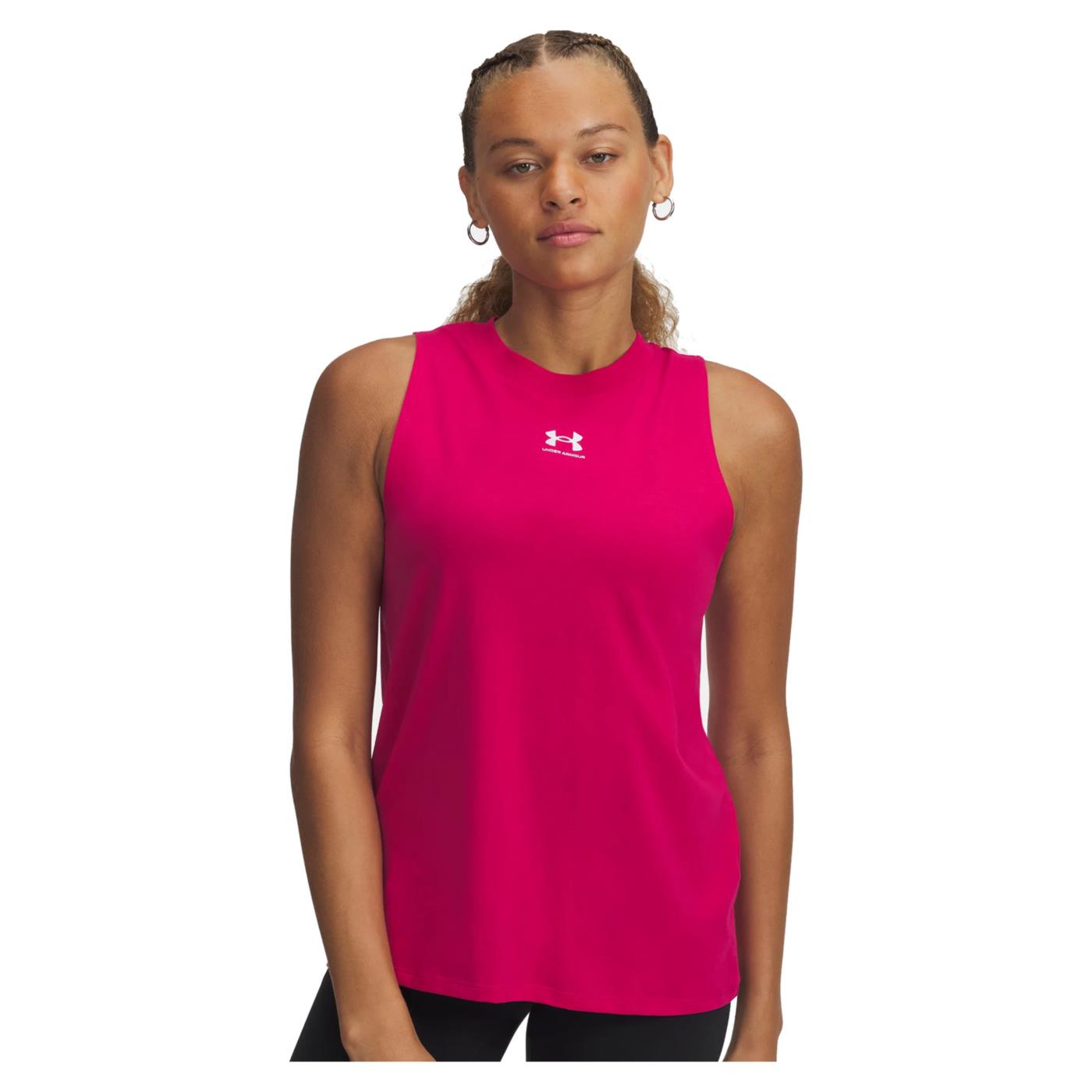 UNDER ARMOR W RIVAL MUSCLE TANK