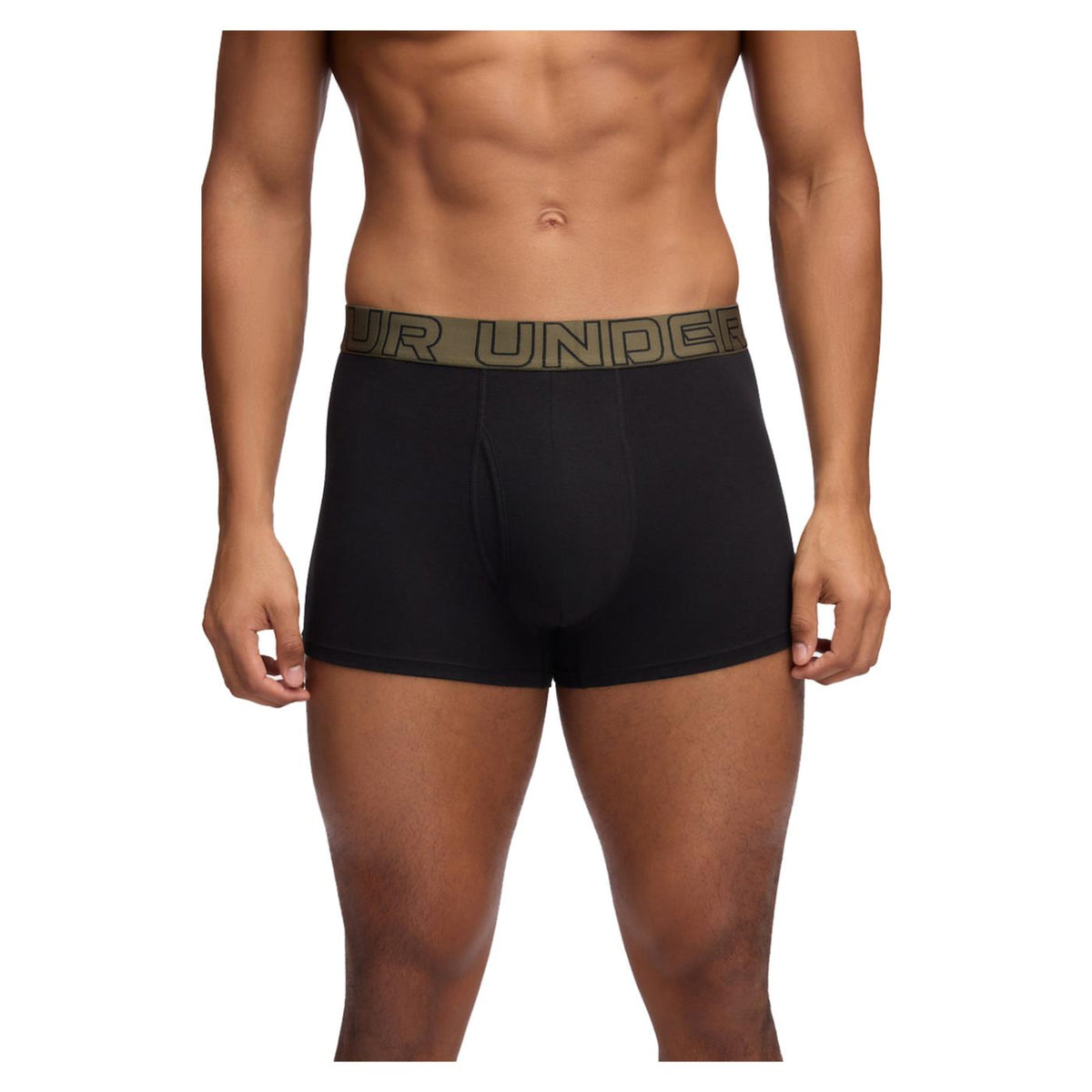 UNDER ARMOUR PERFORM COTTON 3PK SHORTS - Nero - vista 2