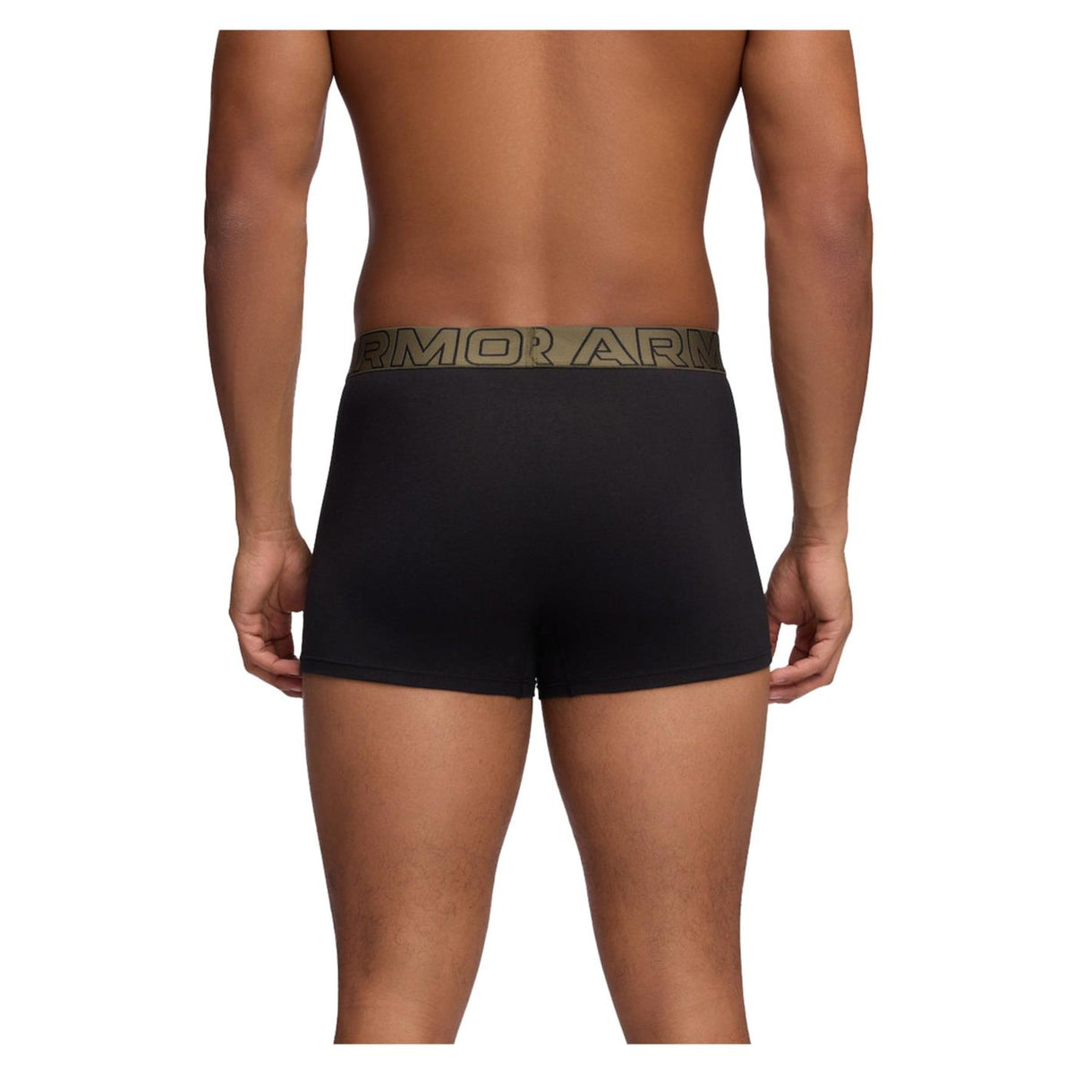UNDER ARMOUR PERFORM COTTON 3PK SHORTS - Nero - vista 3