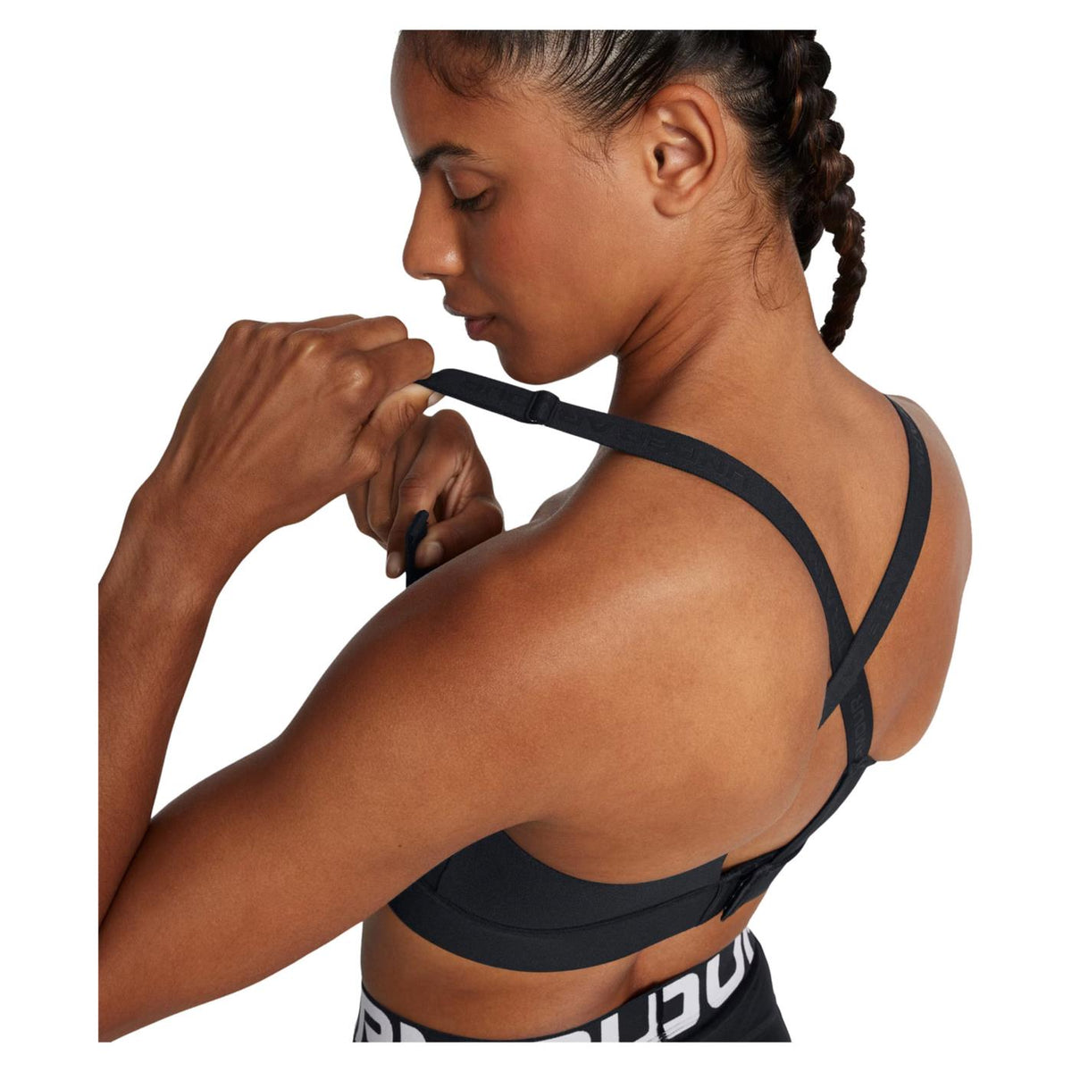 UNDER ARMOUR INFINITY MID BRA A-C CUP - Nero - vista 3