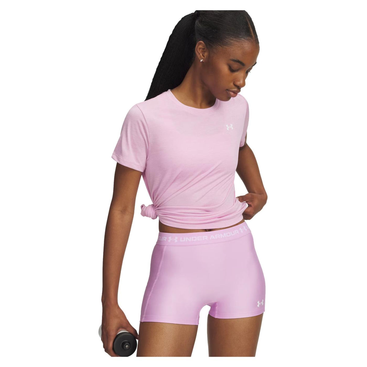 UNDER ARMOUR W TECH SSC TWIST TEE - Rosa - immagine principale