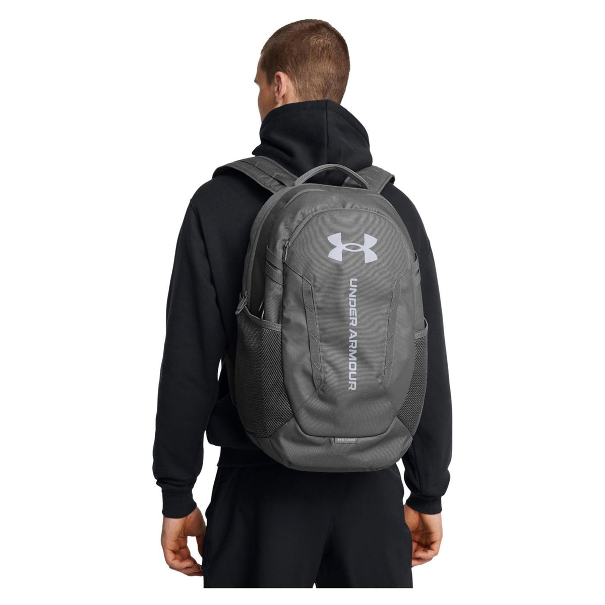 UNDER ARMOUR HUSTLE 6.0 BACKPACK - Grigio scuro - vista 4