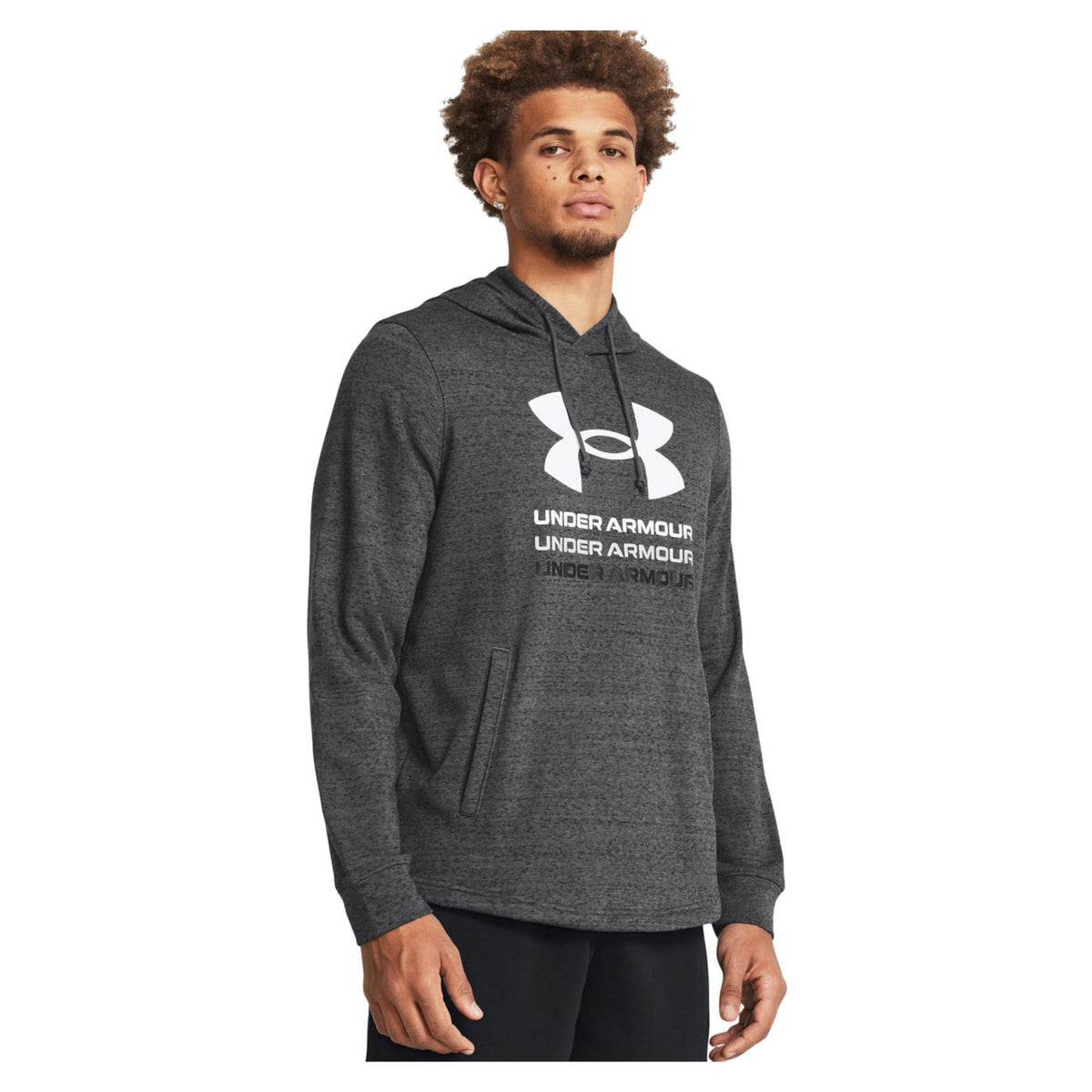 UNDER ARMOUR RIVAL TERRY GRAPHIC HOOD