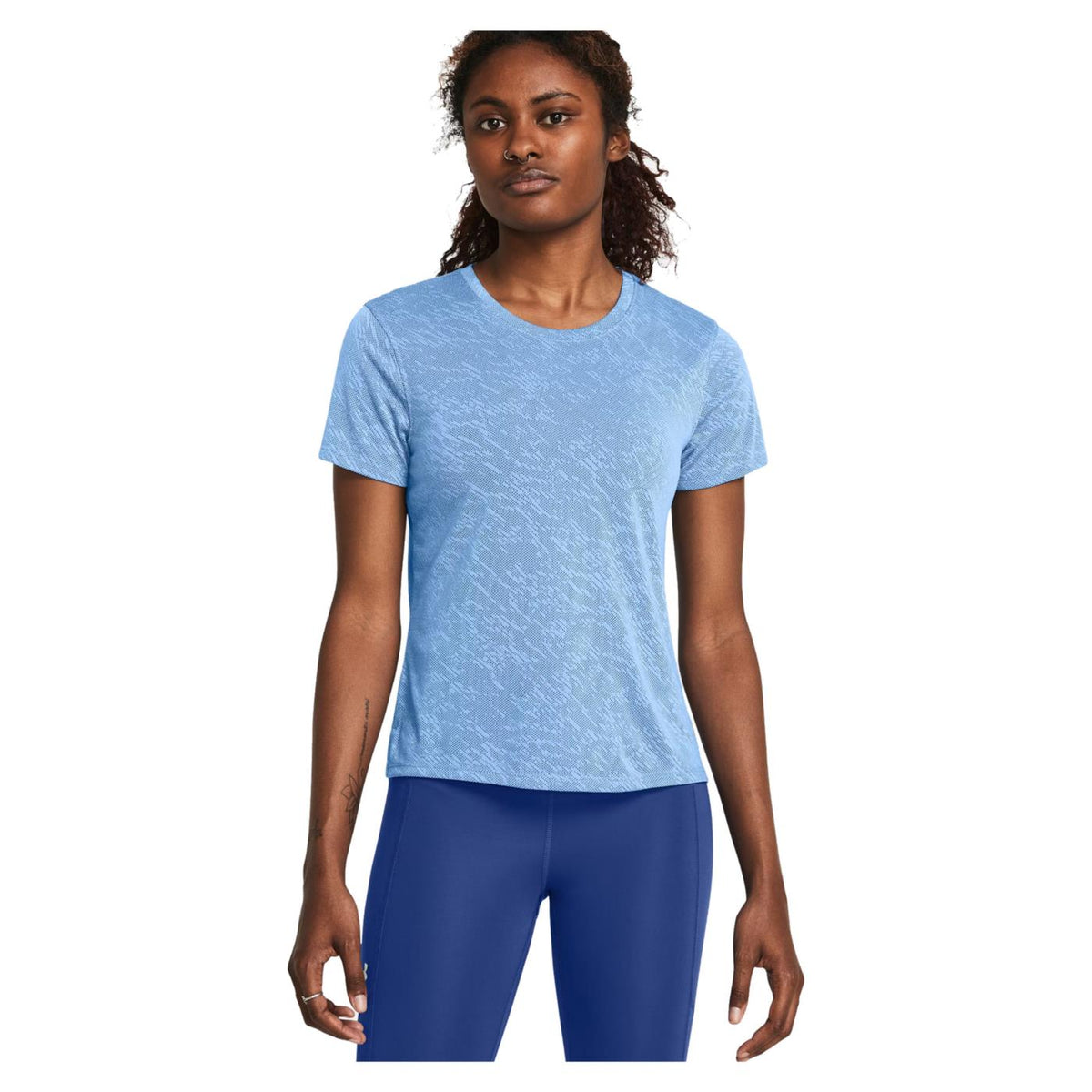 UNDER ARMOUR W LAUNCH CAMO SHORTSLEEVE