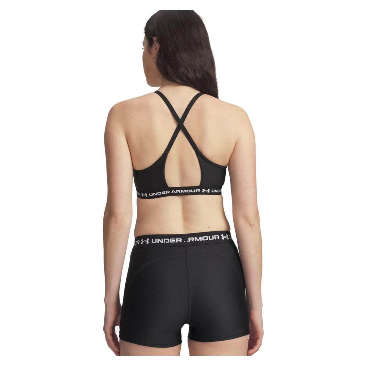 UNDER ARMOUR W CROSSBACK LOW BRA - Nero - vista 3