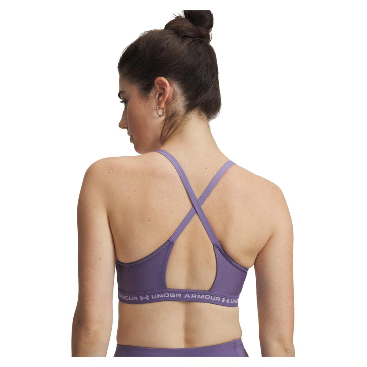UNDER ARMOUR W CROSSBACK LOW BRA - Viola - vista 2