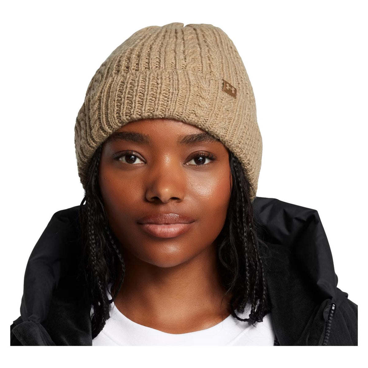 UNDER ARMOUR W HALFTIME CABLE KNIT HAT - seconda immagine