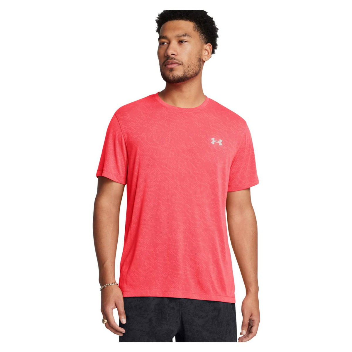 UNDER ARMOUR LAUNCH CAMO SS RUN TEE