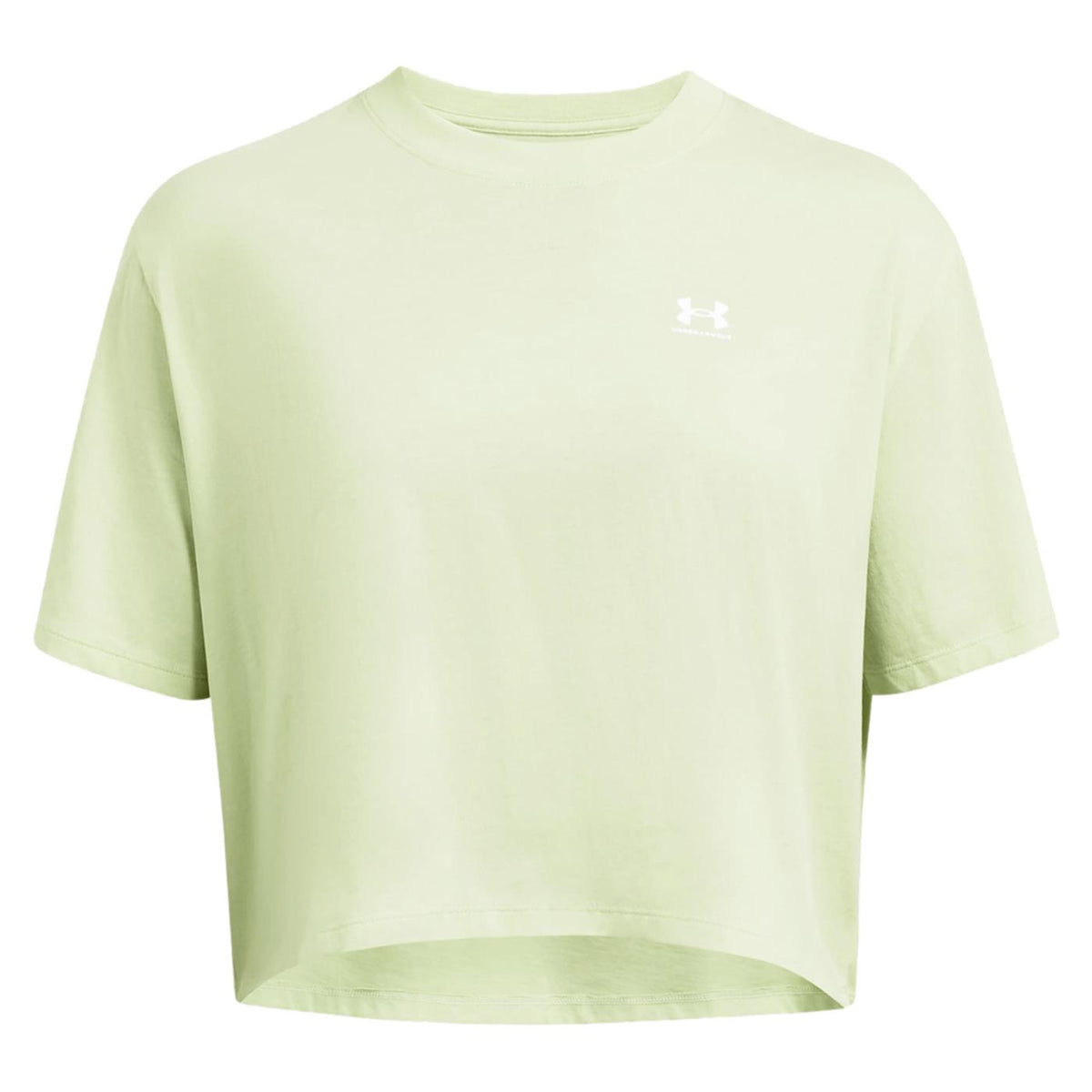 UNDER ARMOUR W BOXY CROP LOGO SS TEE