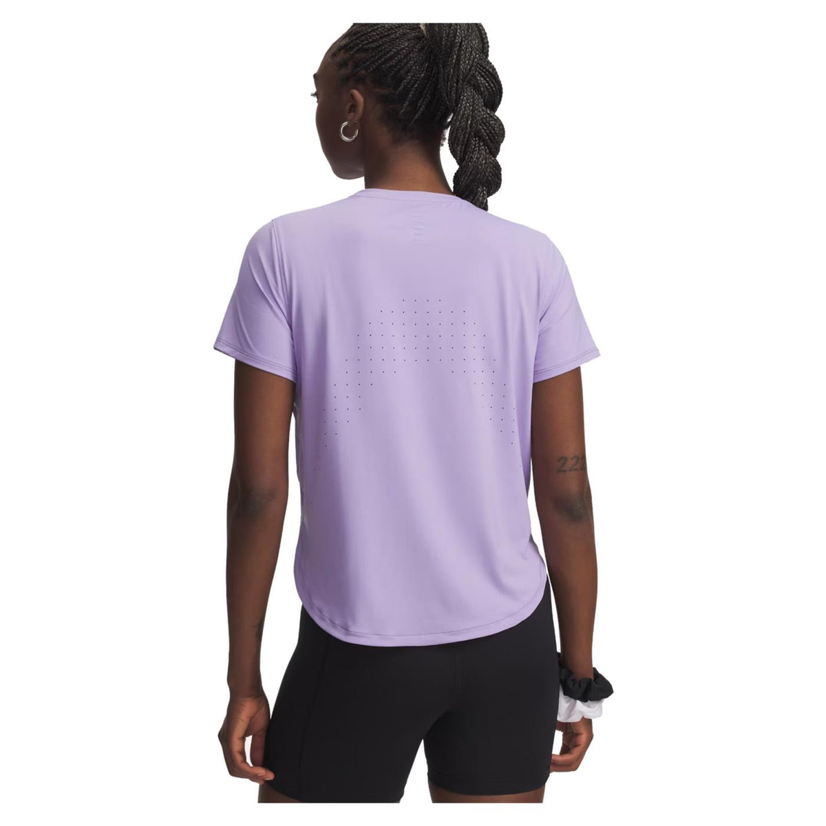UNDER ARMOUR W LAUNCH ELITE SS TEE - Lilla - vista 2