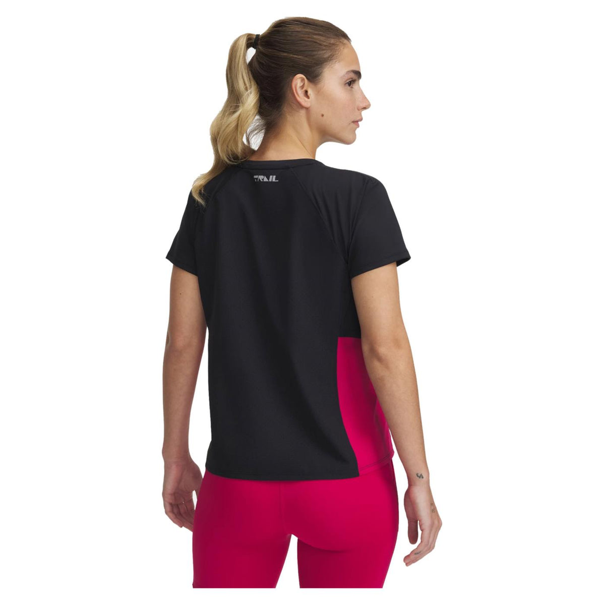 UNDER ARMOR WOMAN TRAIL RUN ZIP TEE - seconda immagine