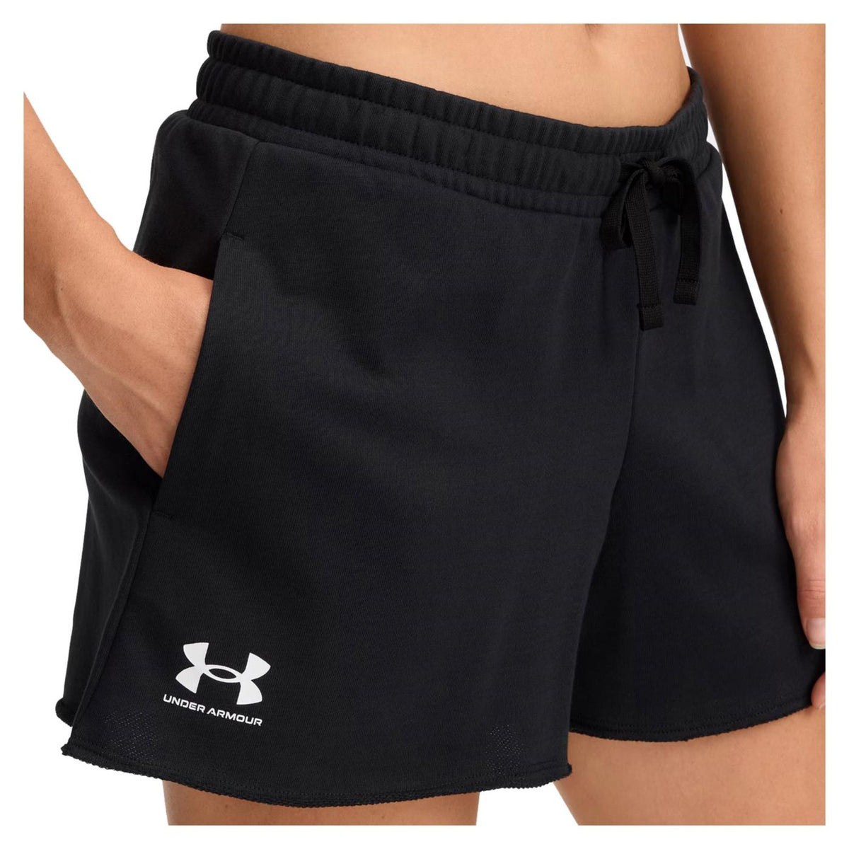 UNDER ARMOUR W RIVAL TERRY SHORT