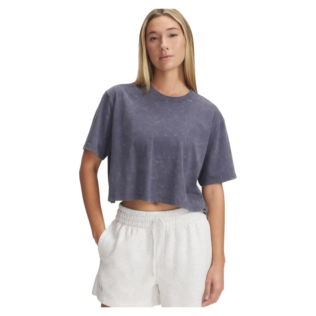 UNDER ARMOR W RIVAL WASH SS TEE