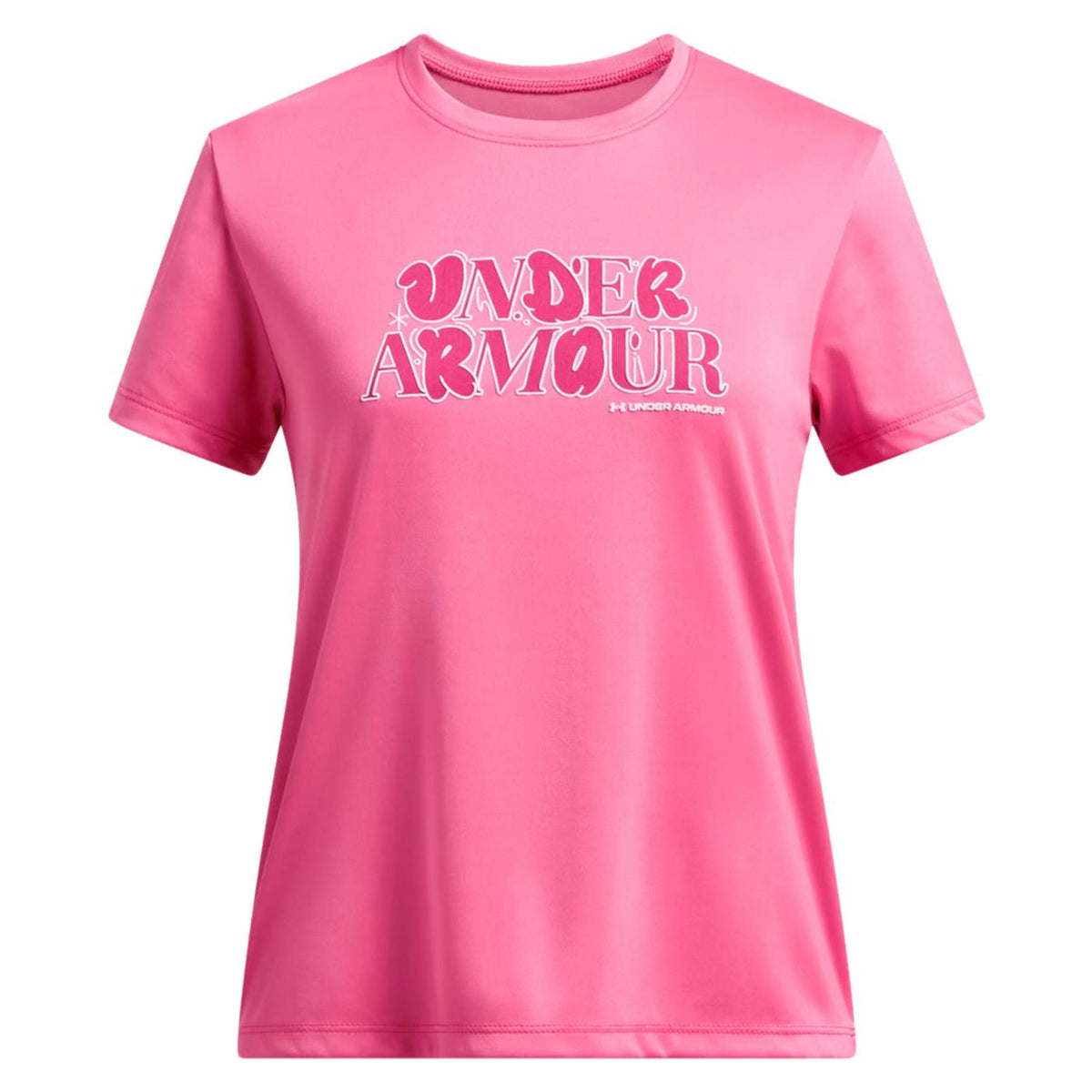 UNDER ARMOR GIRL TECH WORDMARK SS TEE