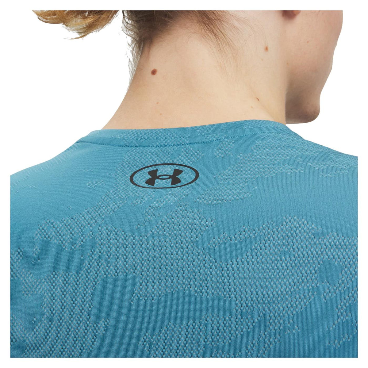 UNDER ARMOUR TECH VENT JACQUARD SS TEE - Turchese - vista 3