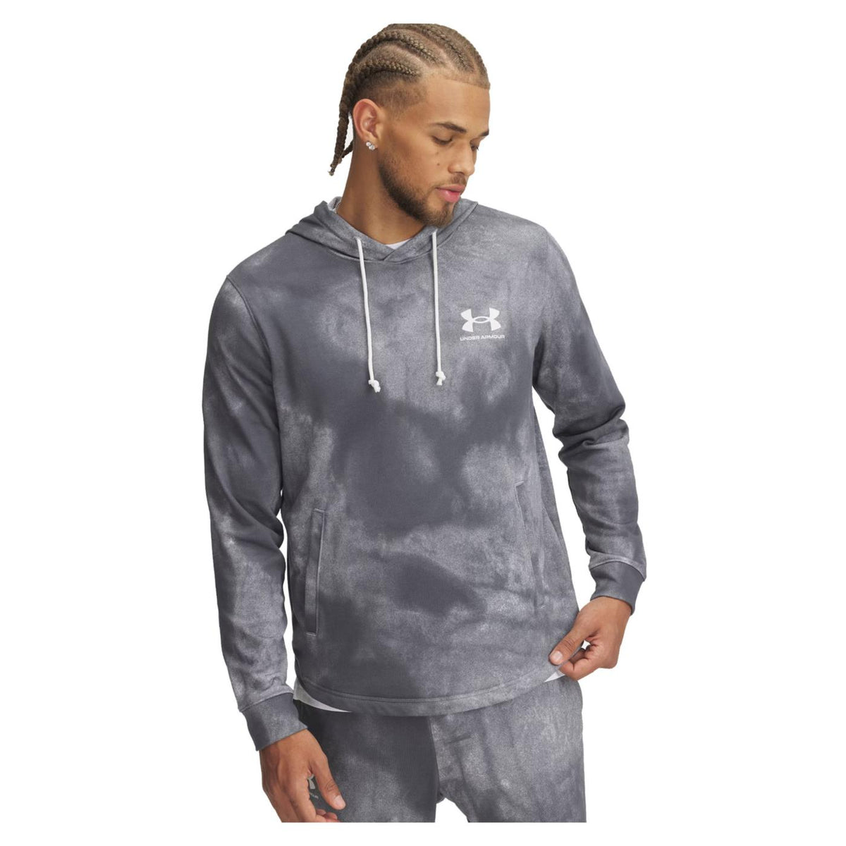 UNDER ARMOUR RIVAL TERRY AOP HOOD