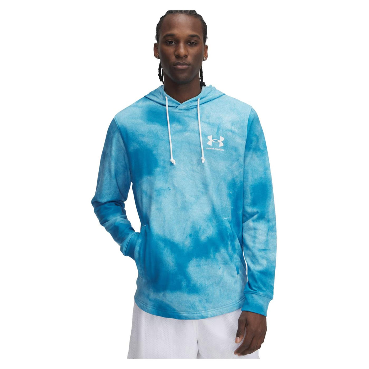 UNDER ARMOUR RIVAL TERRY AOP HOOD