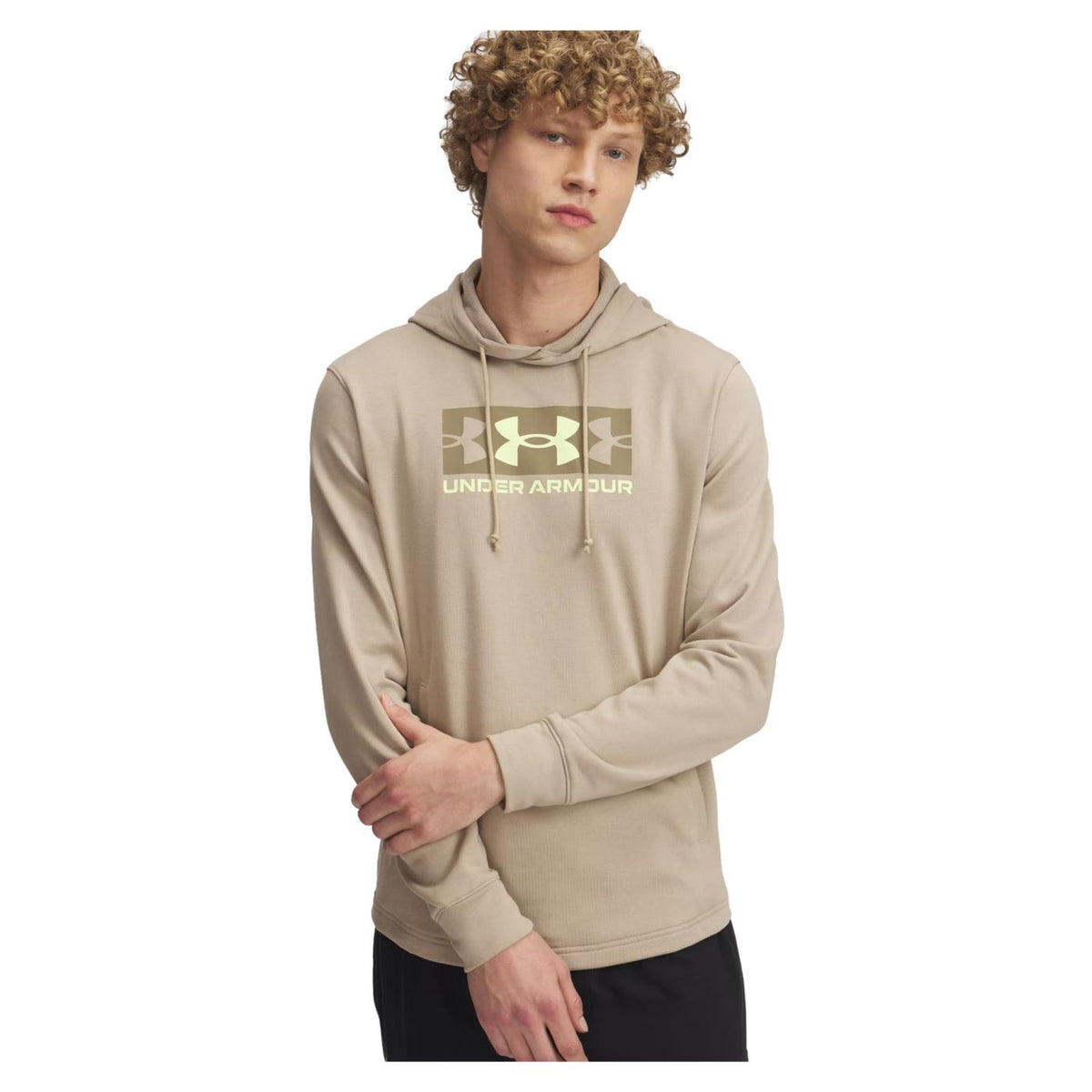 UNDER ARMOUR RIVAL TERRY LOGO HOOD