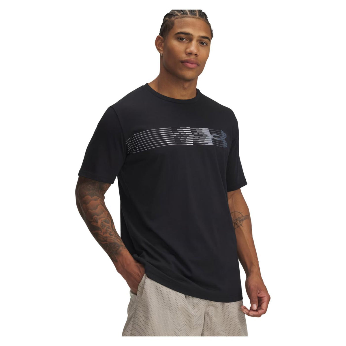 UNDER ARMOR LC FLY IN TEE LOGO