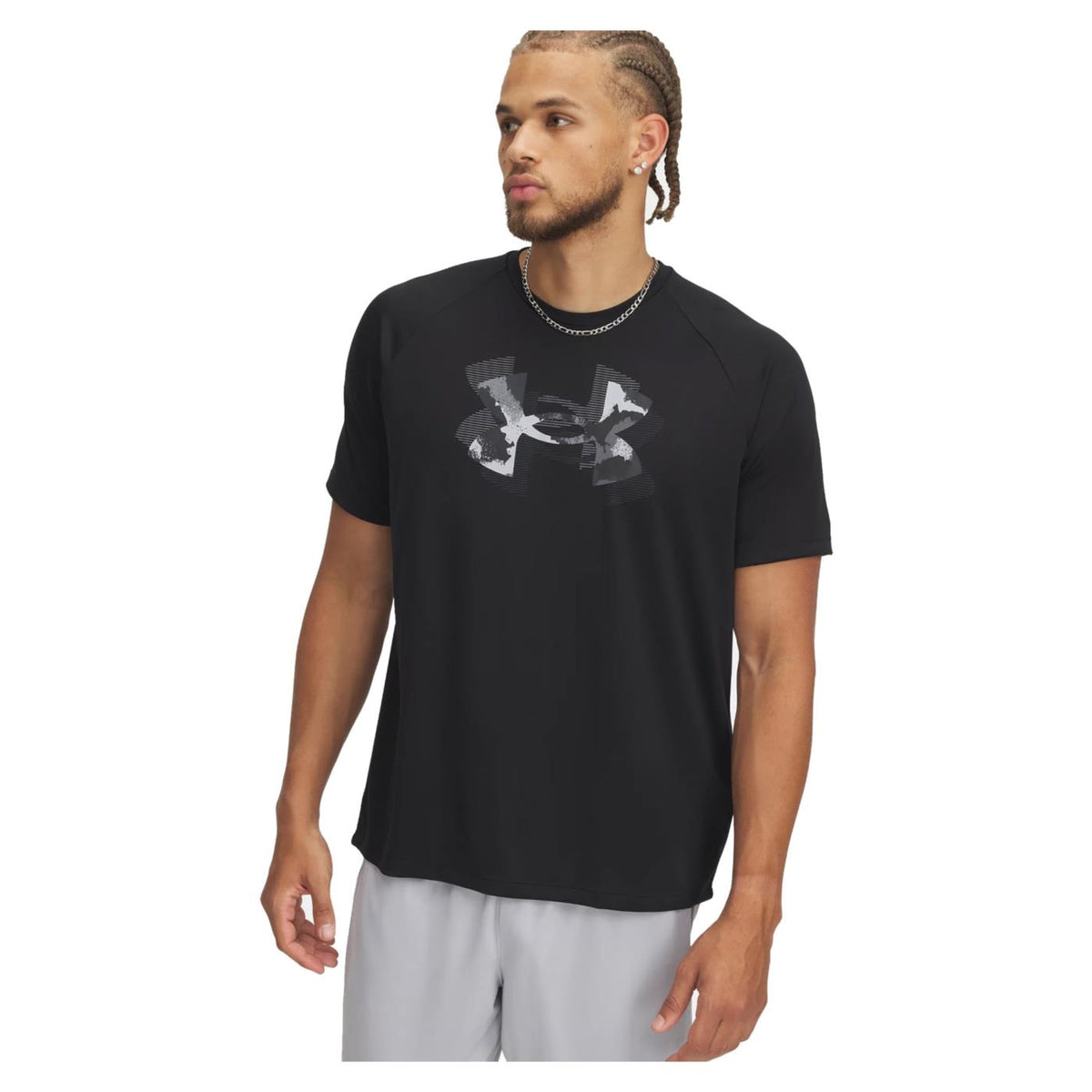 UNDER ARMOUR TECH PRINT FILL SS TEE