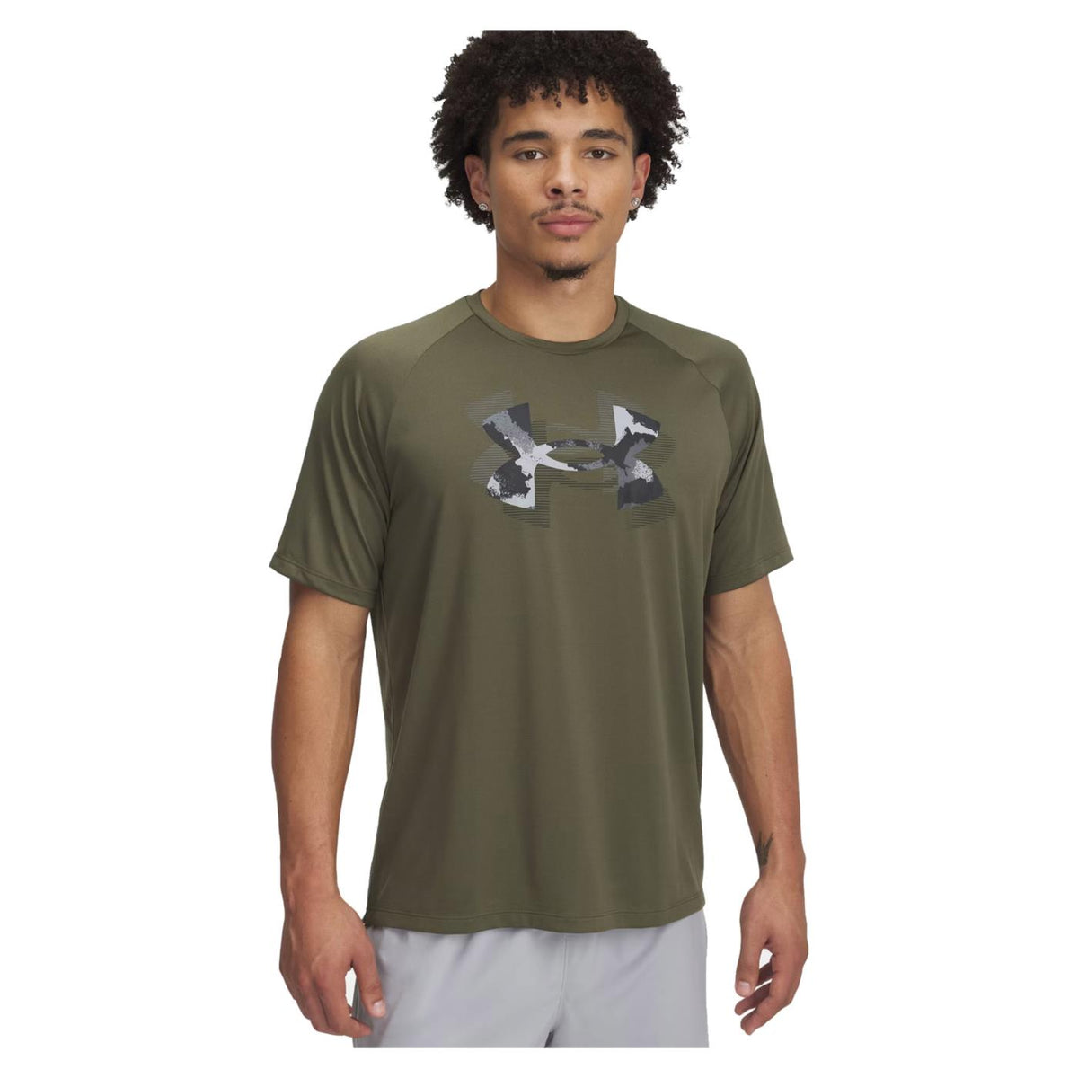UNDER ARMOR TECH PRINT FILL SS TEE