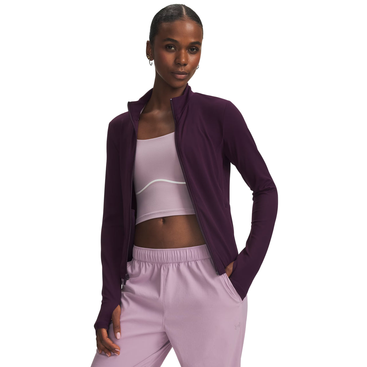 UNDER ARMOUR MERIDIAN FULL ZIP WOMAN - Viola - immagine principale