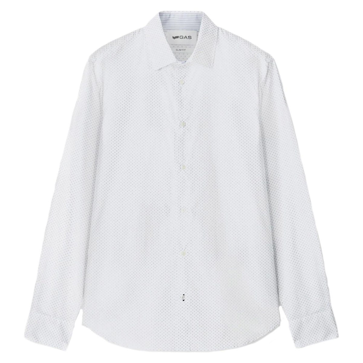 GAS SHIRT ML KIN MICRO PRINT