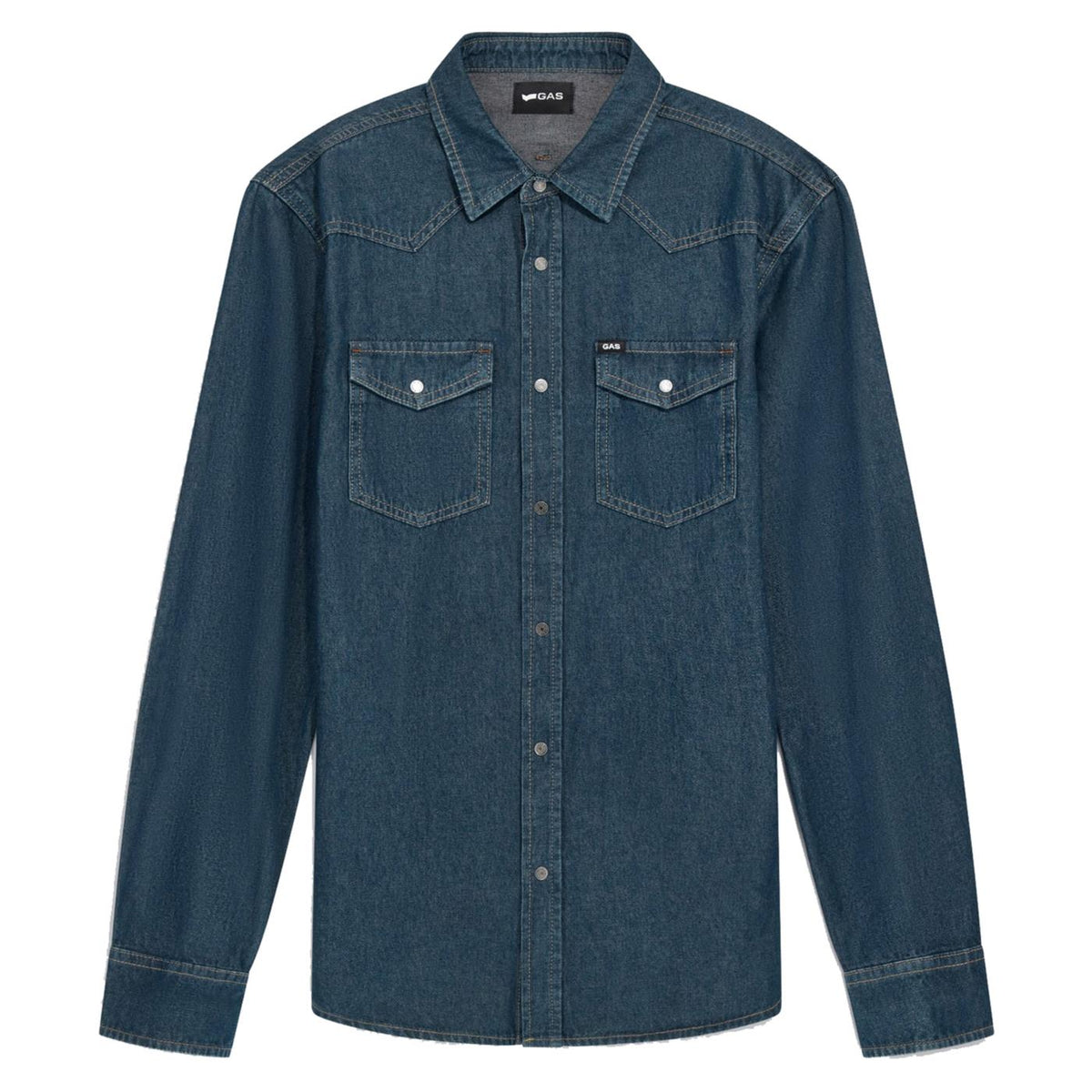 GAS CAMICIA KANT ML NEW DENIM