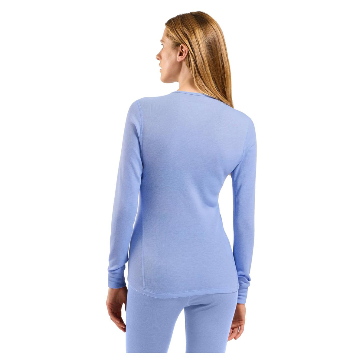 ODLO ACTIVE WARM ECO LS CREW W - Azzurro - vista 2