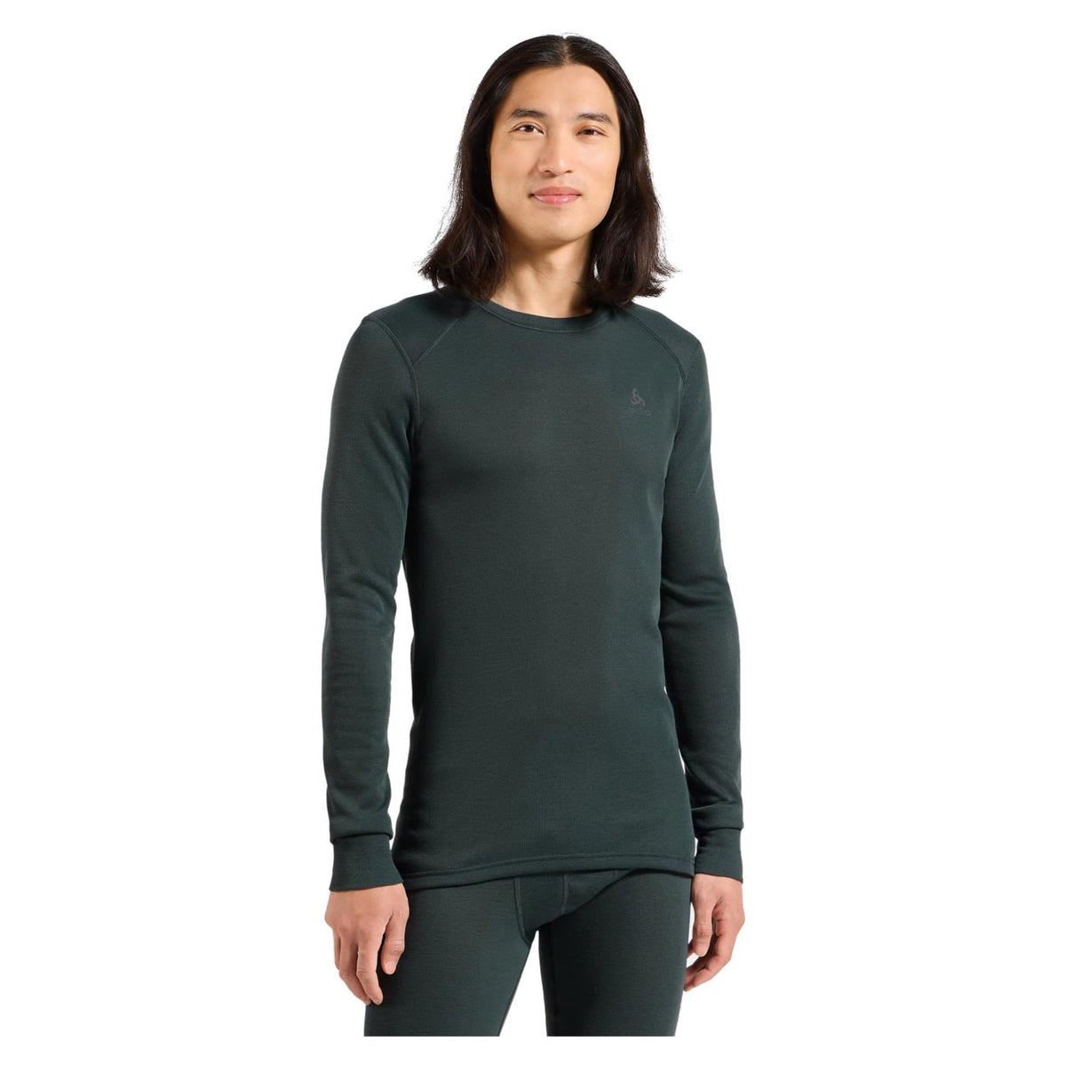 ODLO ACTIVE WARM ECO LS CREW - Grigio scuro - immagine principale