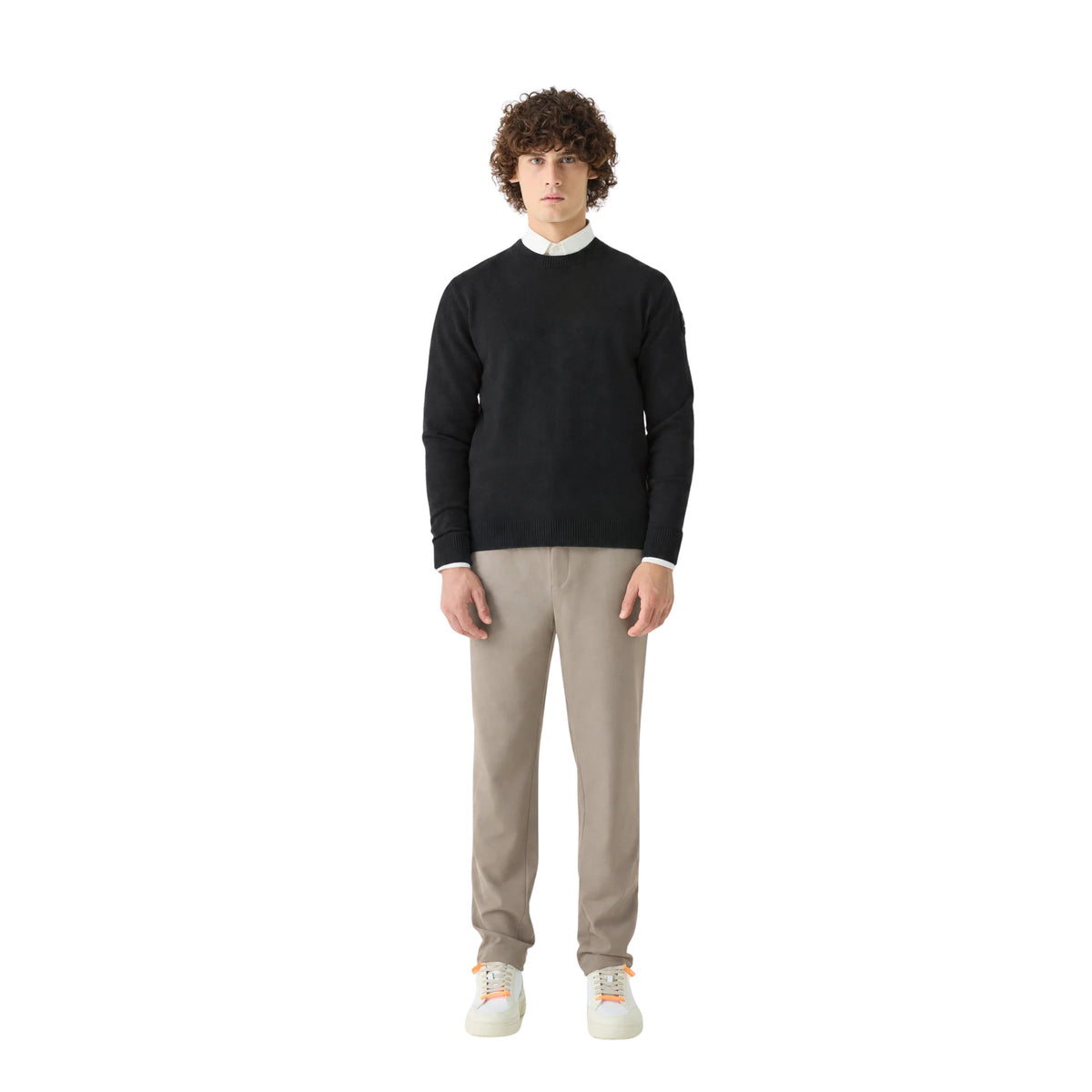 SUNS SWEATER CARLOS TAG - Nero - immagine principale
