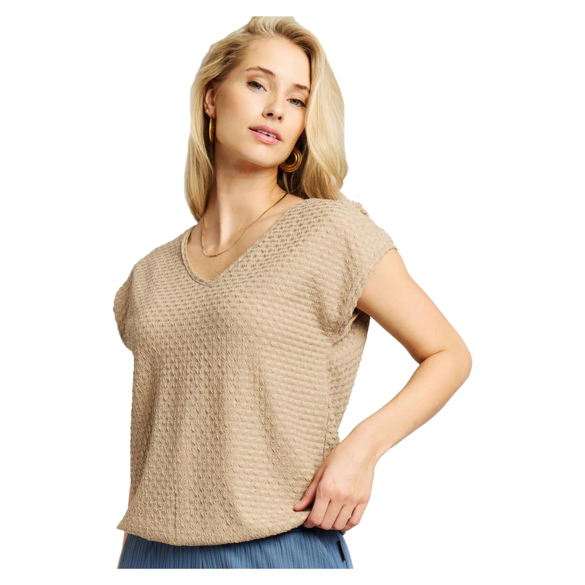 PROTEST NELE T-SHIRT - Beige - immagine principale