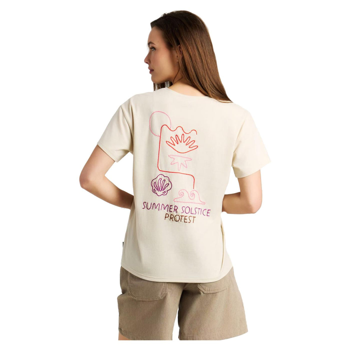 PROTEST HABE T-SHIRT - Beige - immagine principale